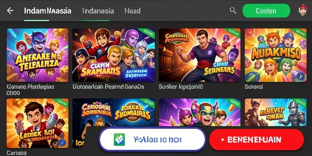 yumetoto - Beragam pilihan permainan yang bisa dipilih.